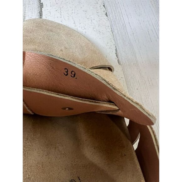 Free People Women's Slip-On Mules Brown Suede Size 8.5 Casual Shoes - Picture 7 of 8